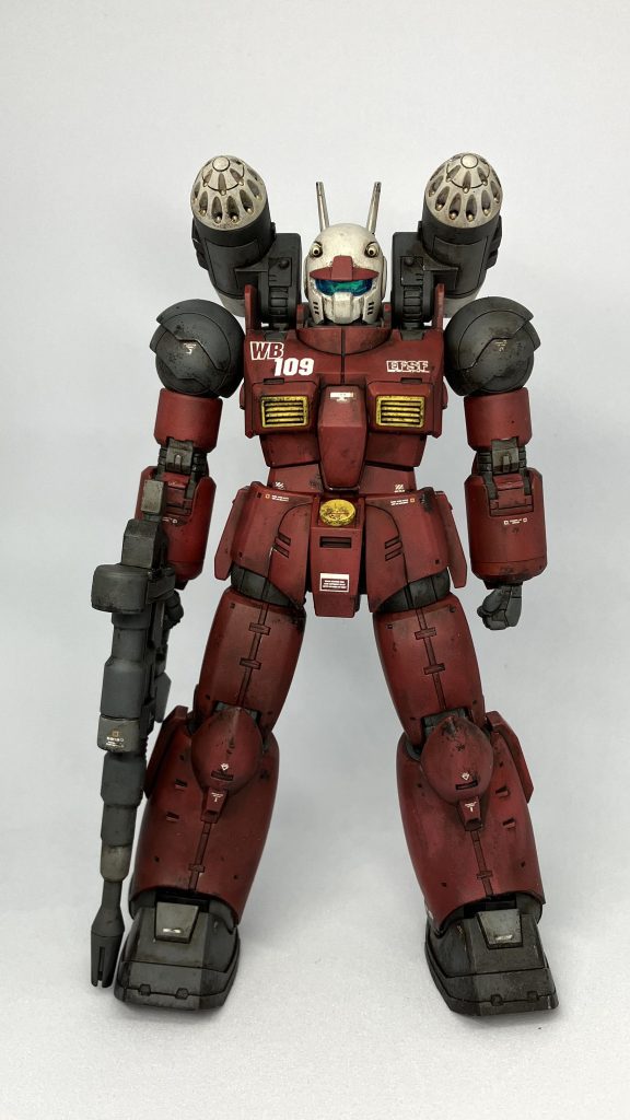 加工としては嘴と胸部バルカンのオミット、合わせ目消しくらいです。ジオリジン系のガンキャノンは初めて組んだのですが、リバイブガンキャノンよりもこちらの方が個人的に好みなプロポーションでした😊