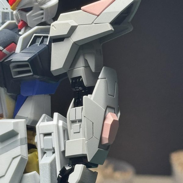 モチベ維持の為に片腕だけサフ。修正箇所も少なく済みそうなのでこのまま進めていきます。（3枚目）