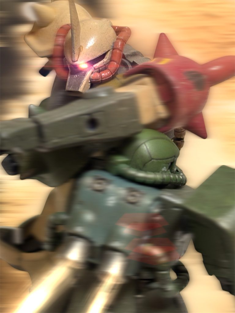 紅白戦第２弾は、シャドウファントム第２部に登場し、中東から撤退した若いジオン兵たち、アビー、マイロ、イアンの後日談です。むせる色味にしたかったのですが、どうでしょうか？笑その前に、ほぼモブキャラだったのですが……こういうキャラにも愛着があるんです、すみません(gundam-kao10)隊長のアビーもイラスト描きたいのですが、アンナと被ってしまったので、再考中です笑マイロ・アンダーソン（#07で初登場）というキャラクターは、天才肌の若いパイロットという設定にしていますが、あまり活躍させられずに退場させてしまいました。もうすこし、暴れさせてやりたかったなと思っています。ラスト・レッドショルダー小隊については、あとでもう少し詳しく書けるかな、と思います。明日はシャドウファントム#60をお送りいたします。昨日の紅白戦参戦作品と、シャドウファントムシリーズも、よろしければご覧ください(gundam-kao6)では、明日もよろしくお願いします。