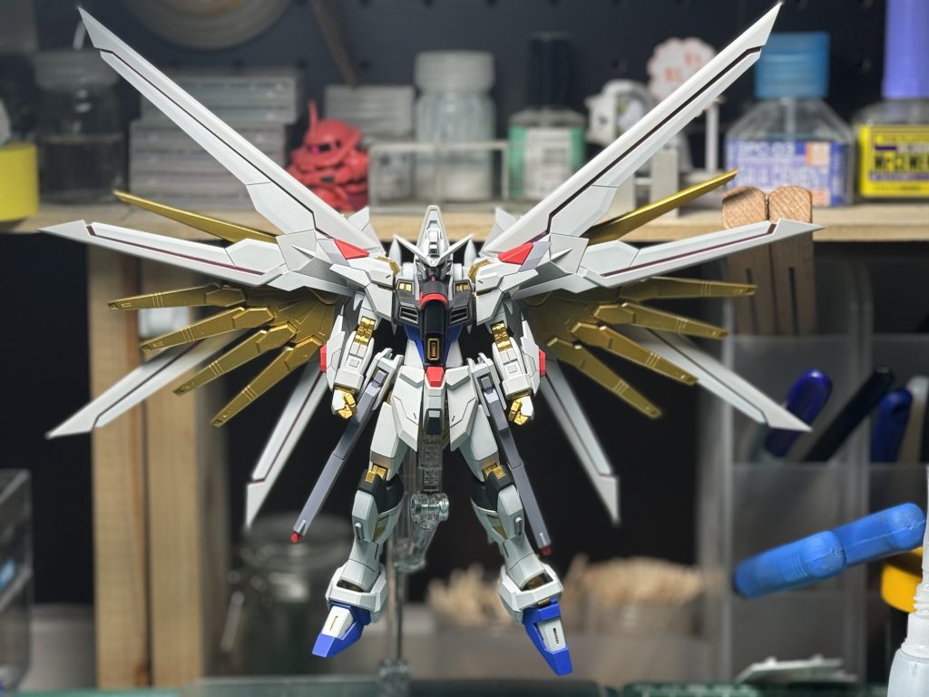 羽根は全部3ミリ延長しています。