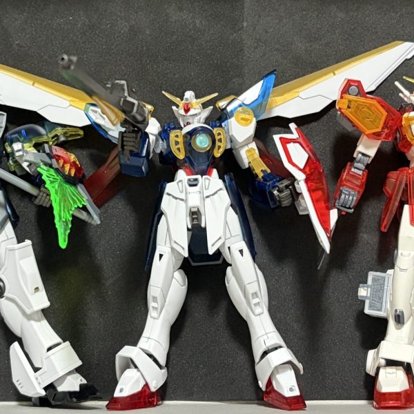 ソリッドクリアガンダム3機確認！