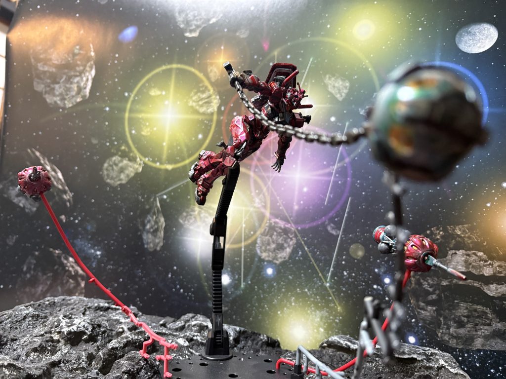 赤いガンダム　キャンディ塗装（風）–2枚目/制作者：ボスザル