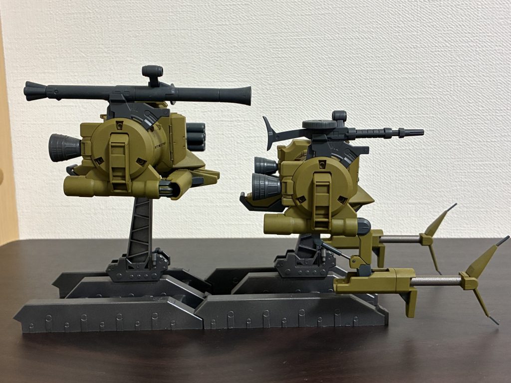 キットの作成においては特別な事は何もしていません。お手本通りに作りましたが…久々にポリキャップレス、KPSもABSもないキットを作ったので塗装後のパーツの組み上げにビビり倒しました:(´ºωº`):無事完成してナニヨリ