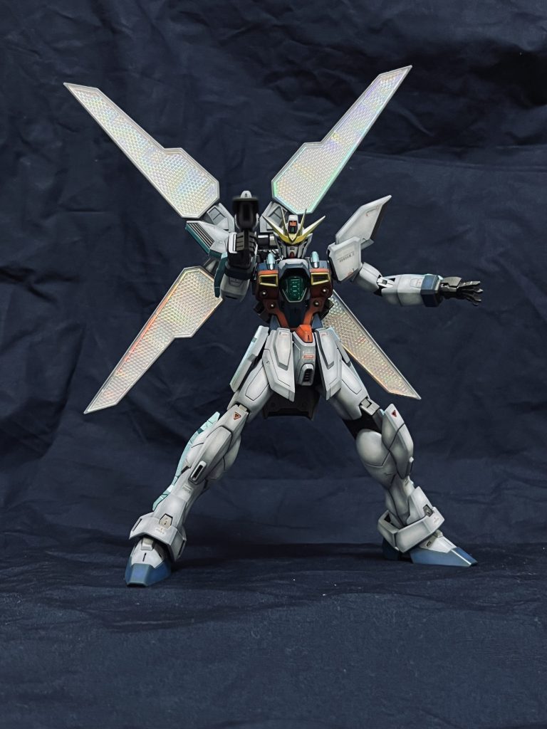 サテライトキャノン！リフレクターの構造はキットのままいじらず。