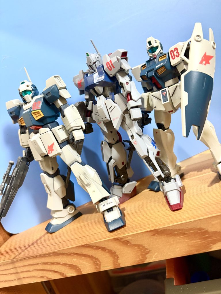 一応、我が346隊の2群の同部隊の設定☺️1群はMk-2を筆頭に3個小隊9機は既に埋まってるので😊2群で母艦は別のMS小隊