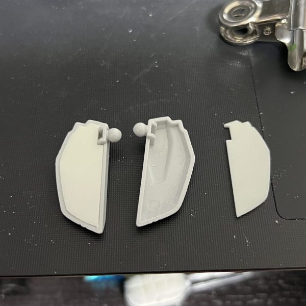 1/100 GXディバイダー　フロントスカート裏打ち