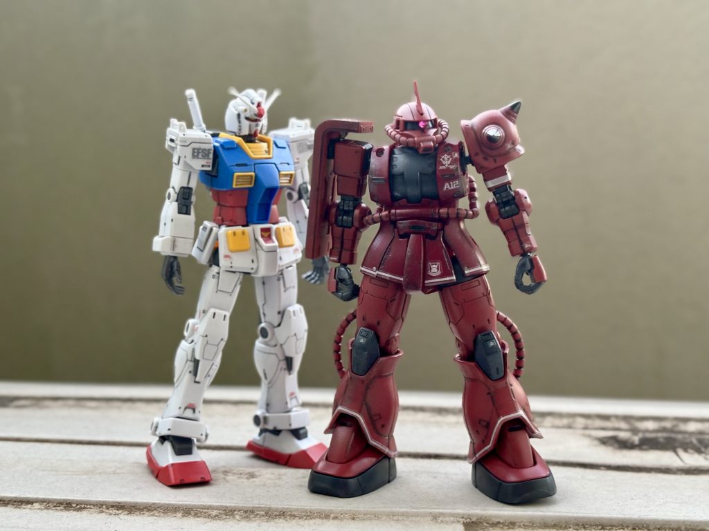 オリジンガンダムと一緒に