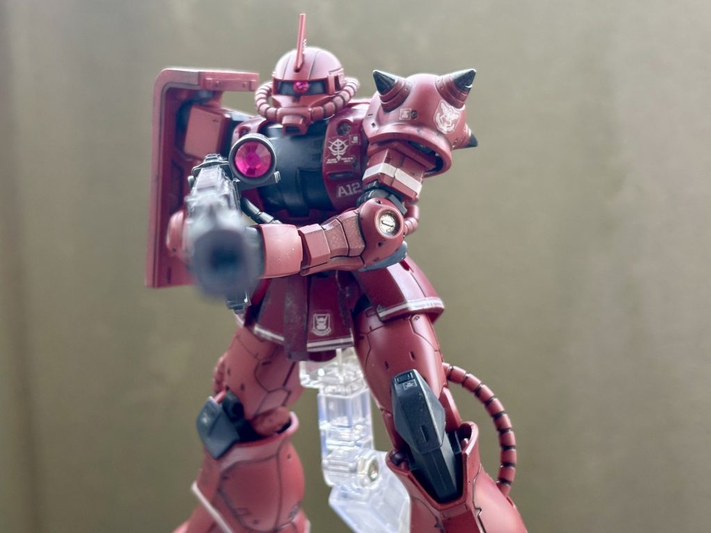 HG 1/144 シャア専用ザクII 赤い彗星Ver.–6枚目/制作者：mal__tese