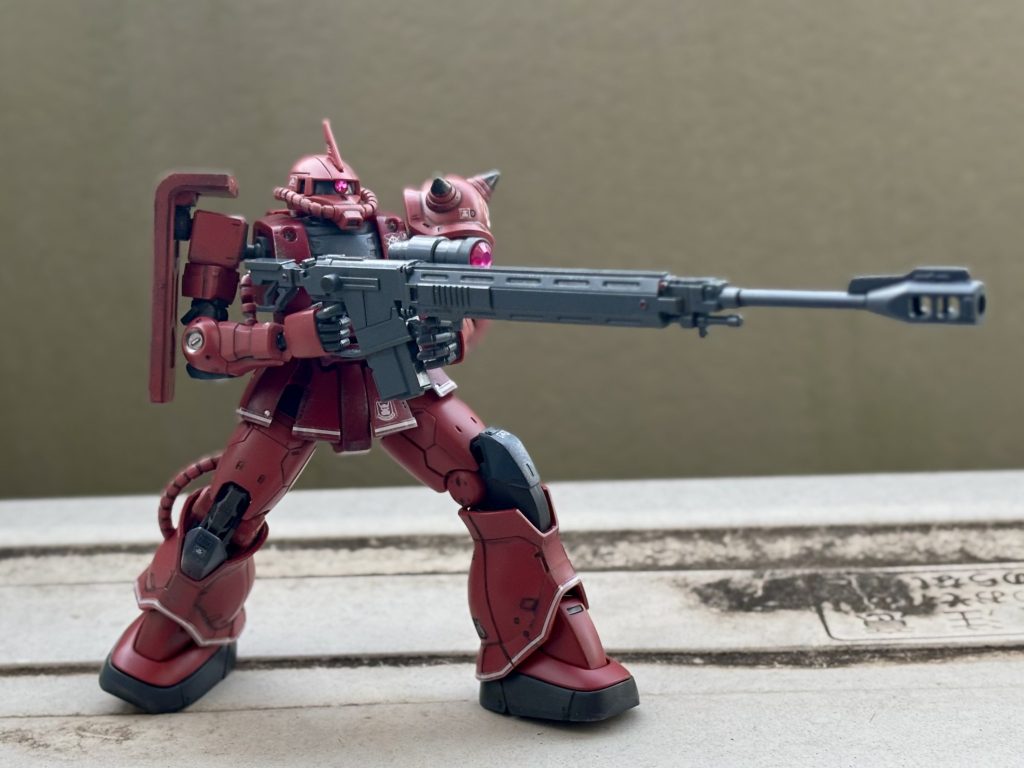 HG 1/144 シャア専用ザクII 赤い彗星Ver.–7枚目/制作者：mal__tese