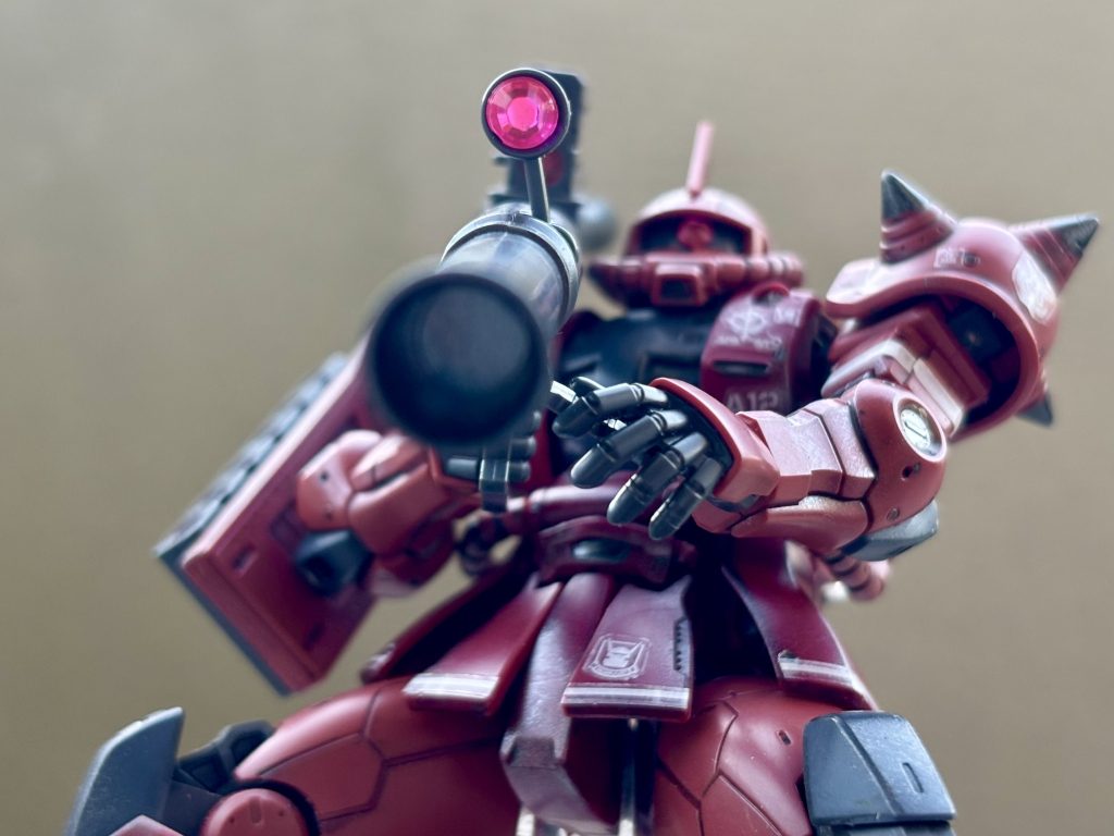 HG 1/144 シャア専用ザクII 赤い彗星Ver.–4枚目/制作者：mal__tese