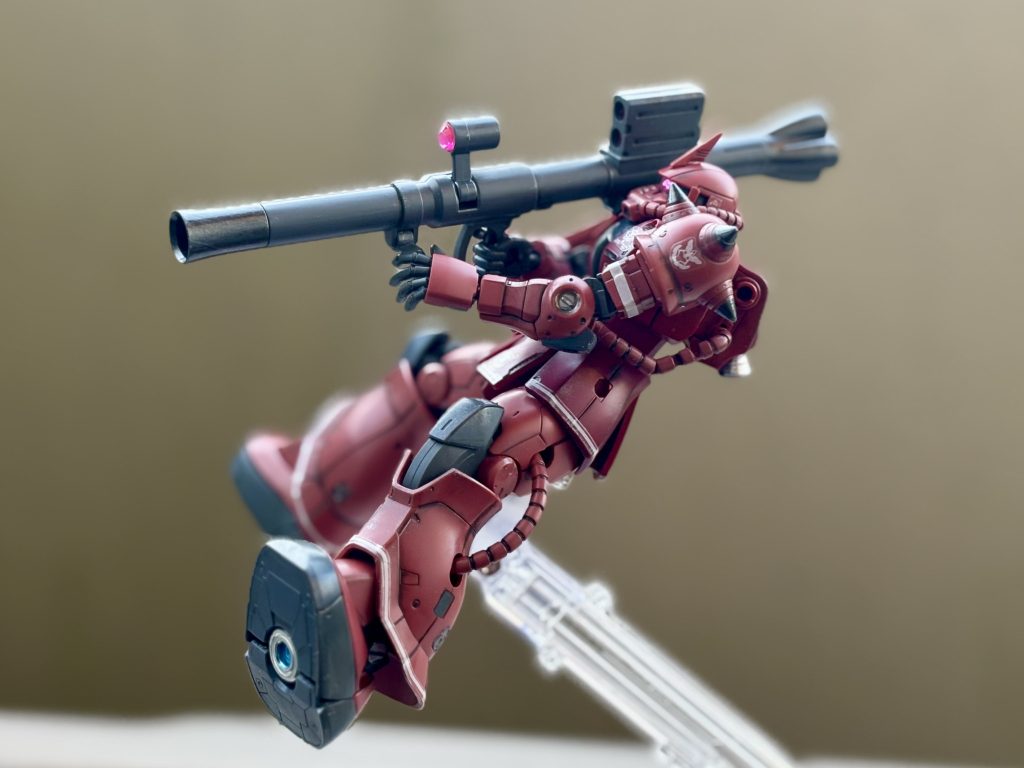 HG 1/144 シャア専用ザクII 赤い彗星Ver.–3枚目/制作者：mal__tese