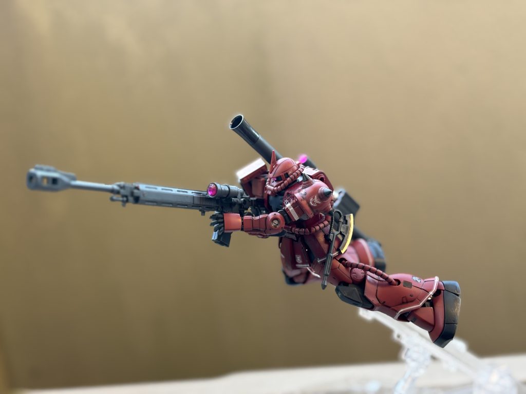 HG 1/144 シャア専用ザクII 赤い彗星Ver.–5枚目/制作者：mal__tese