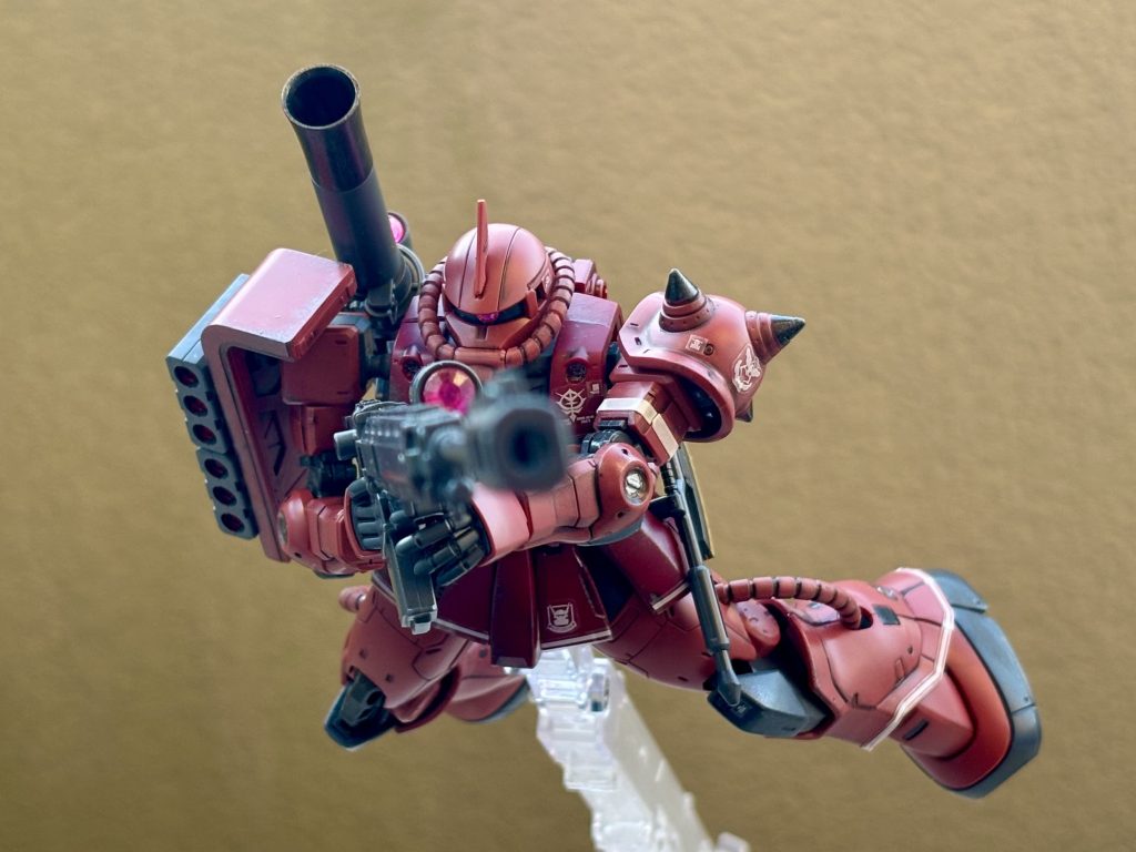 HG 1/144 シャア専用ザクII 赤い彗星Ver.–8枚目/制作者：mal__tese