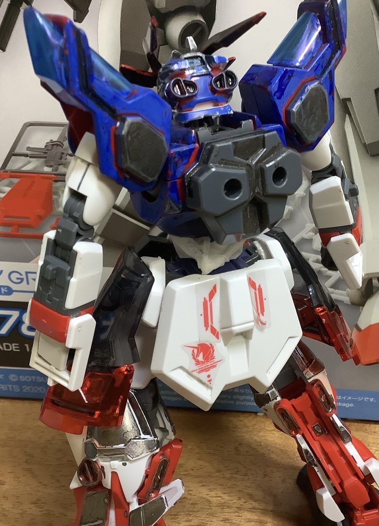 背面(塗装剥げてんな…(gundam-kao5))