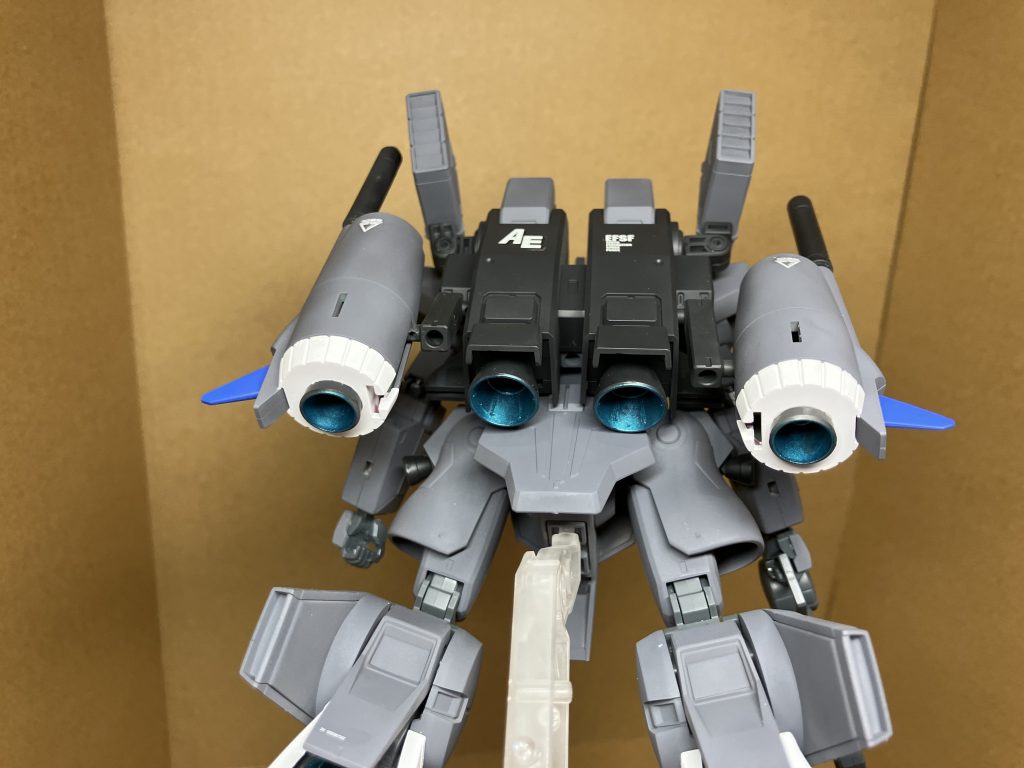 これまたバーニア内はメタリックです。