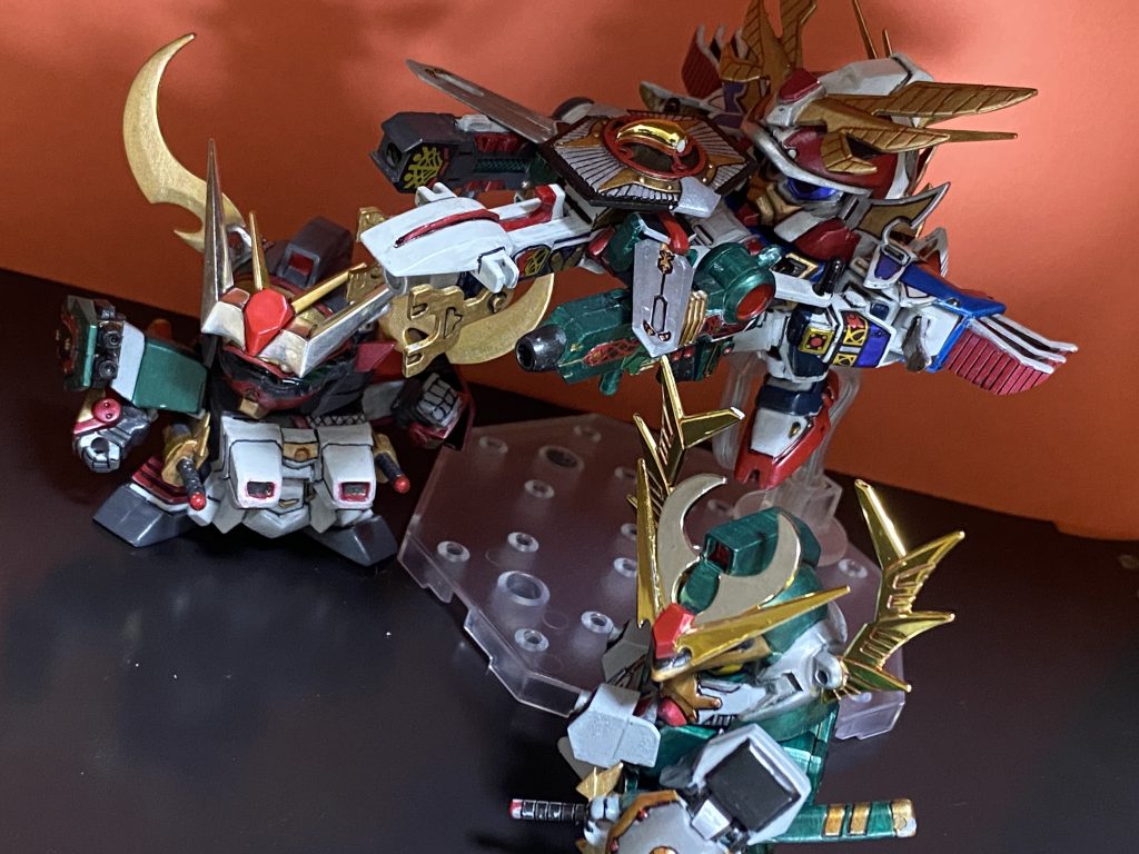 説明書に載っているイメージピンナップの再現です(*'▽'*)「最強破壊砲(グレートバスターキャノン)」から放たれる