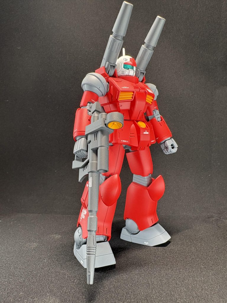 プラ棒のディテールアップも控えめで、あとは合わせ目消しと全塗装になります