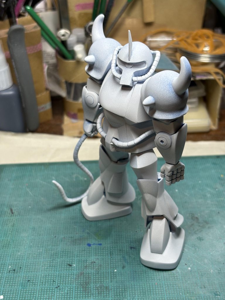 ベストメカ グフ 筆塗り全塗装–6枚目/制作者：たけ