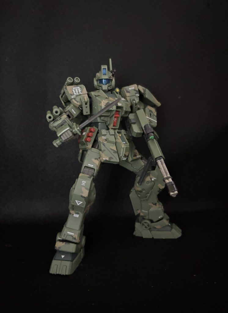 HGジム・スパルタン（森林迷彩）–5枚目/制作者：マサキ軍曹