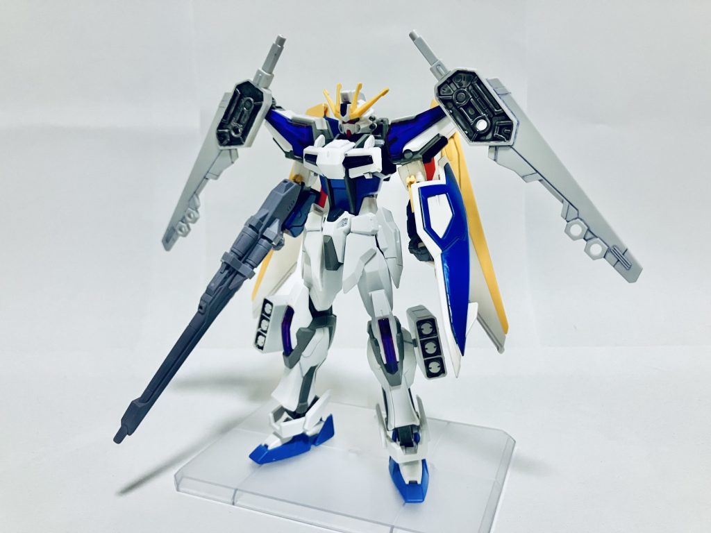 MS形態の正面です。すべての武装が使用できる基本形態になります。