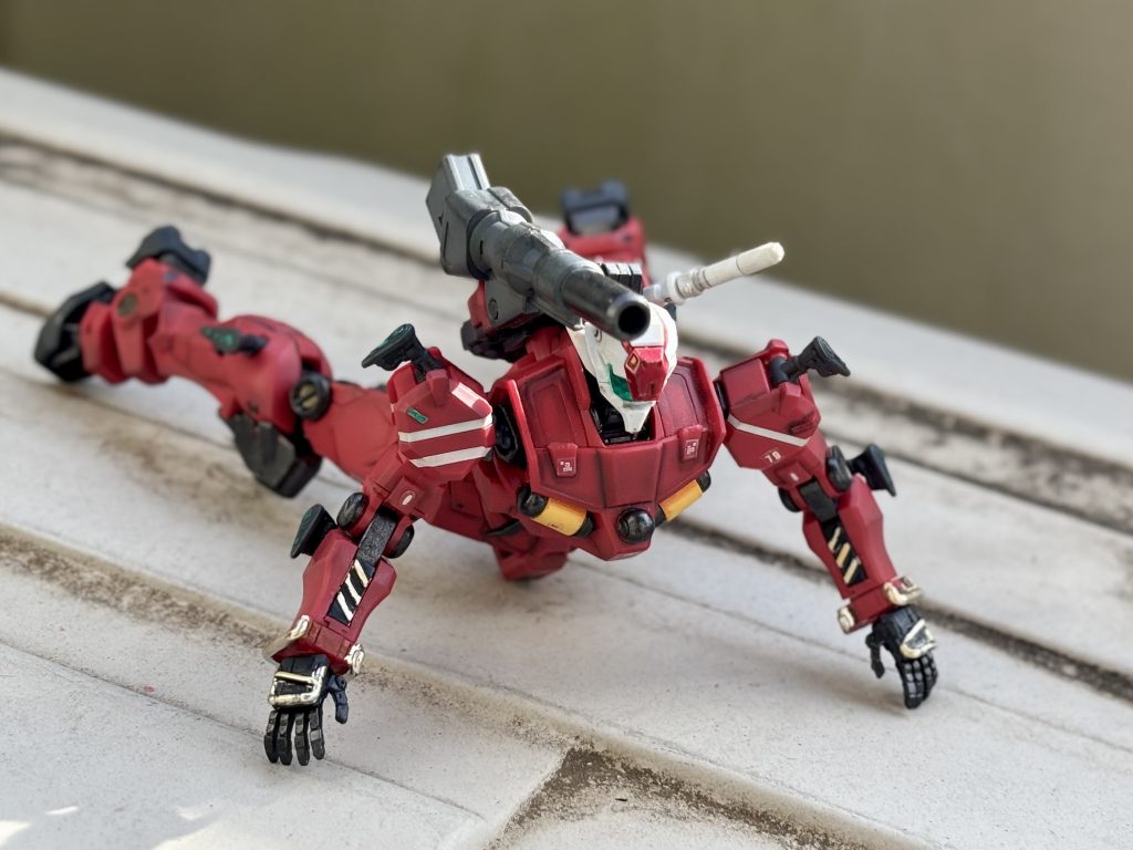 ガンキャノンの定番ポーズで！