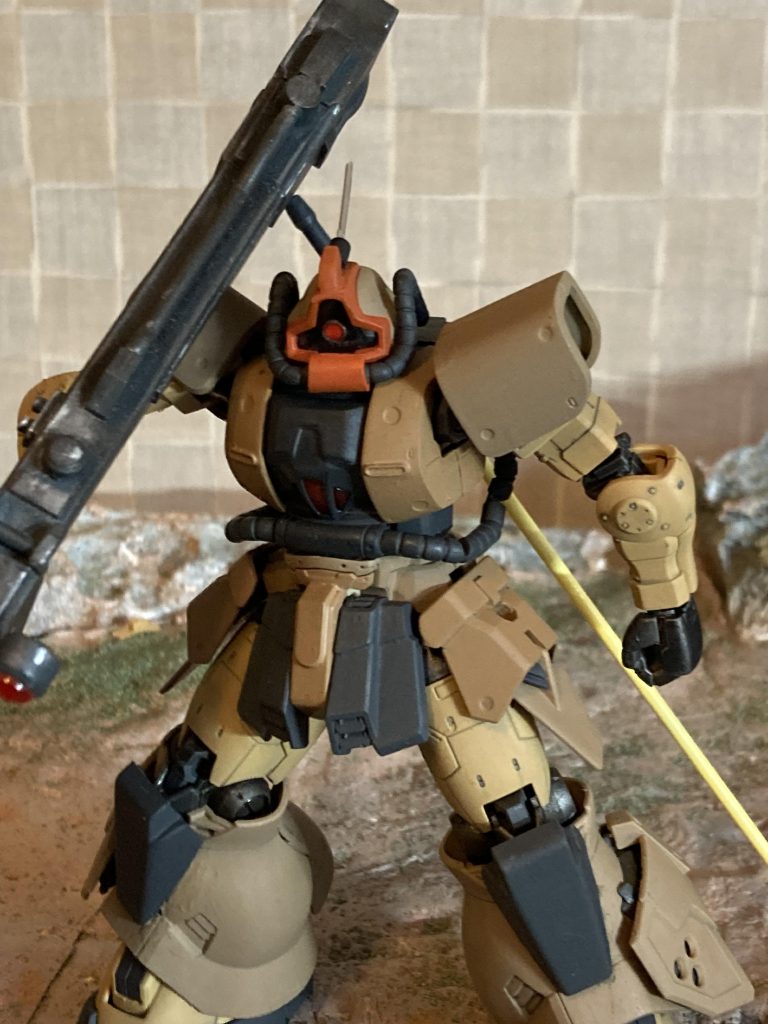 今回はテスト機ということで、ウェザリングもほとんどなし、マーキングも入れてないです。墨入れも忘れてるとこあるね💦