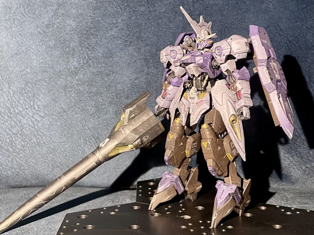 HG ガンダムキマリスヴィダール_筆塗り全塗装–2枚目/制作者：sprifo