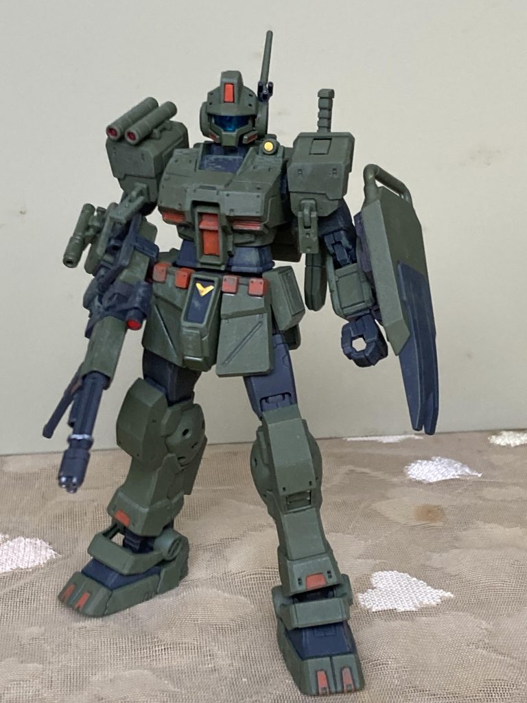 ミリタリー感アリアリですね。塗装すると一気にカッコ良さが倍増した感！