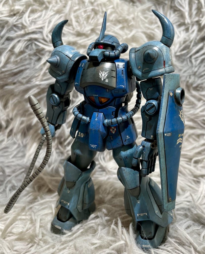 HGUC グフ_筆塗り全塗装–2枚目/制作者:sprifo