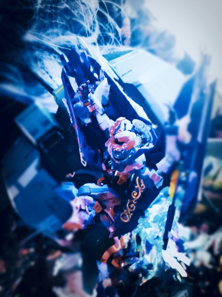 改修型ジークアクス ちょっとだけ、何か?が足り無い?感じがしたので不採用に。採用版は、ここからアンテナ追加、武装追加、デティール追加してます。