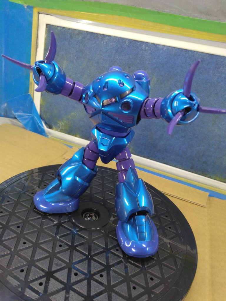 ガンプラ塗装始めて最初の作品です