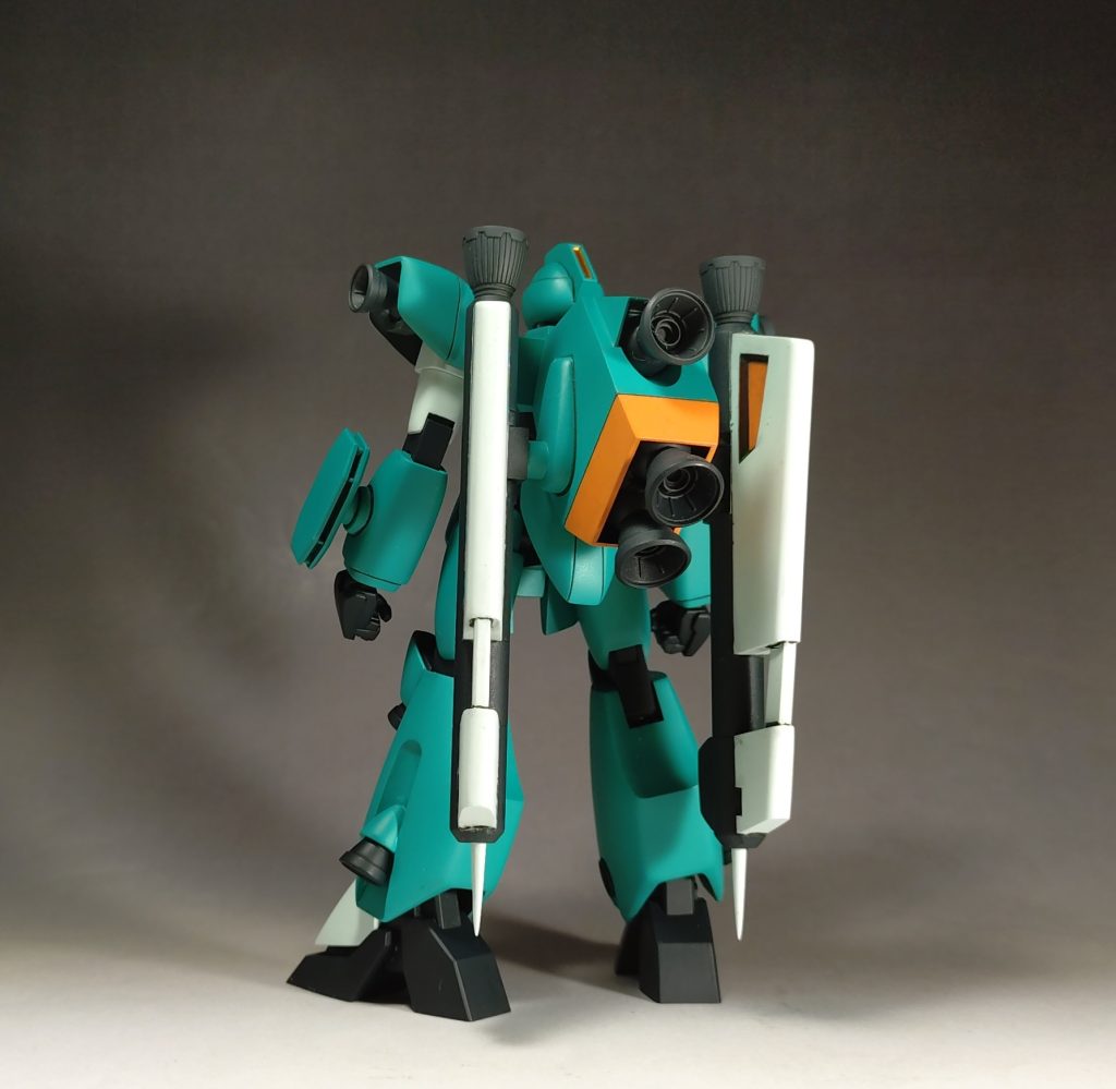 バックパック~ジャベリンユニットが基部以外使えなかったので新造していますサイズ感が掴めず若干大きくなってしまいましたがギリギリ許容範囲内です