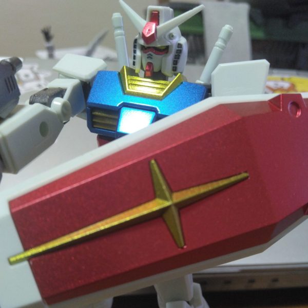 一応全塗装　白はクリアーのみ