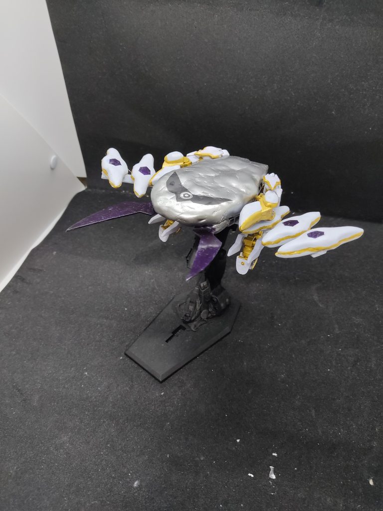 カオスドラグーン。余ったパーツで組み立てました。イメージアイデアはプロトカオスです。