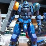 瓶サフ部分にマッキーの青を乗せて簡易的に仕上がり状態を確認。肩アーマーはグフイグ[…]