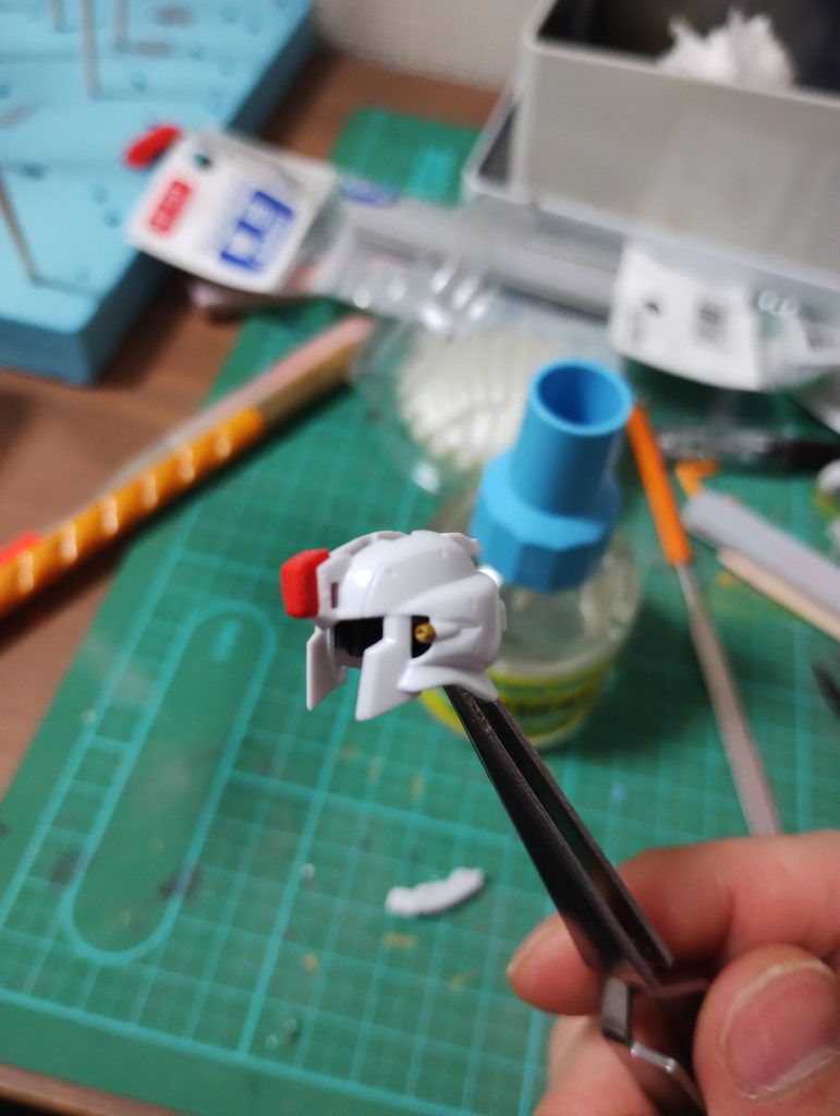 元のパーツよりすこし出っ張っててむしろ好みな感じになりました。