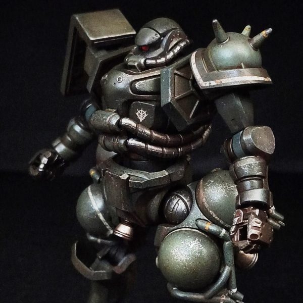 HG ザク（GQ）ウェザリング仕上げ