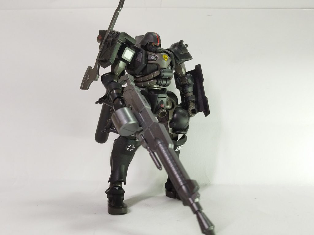 ヘヴィマシンガンと新型ヒートホークを装備