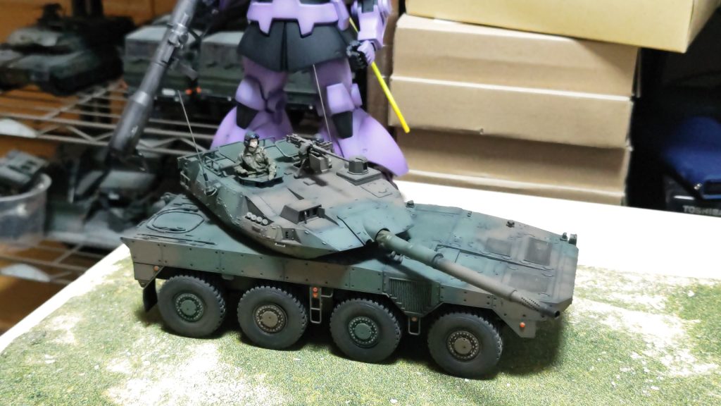 作品名：ドムと一緒に写せば💦<p>ガンスタに戦車？を登場させるコツ？</p>
