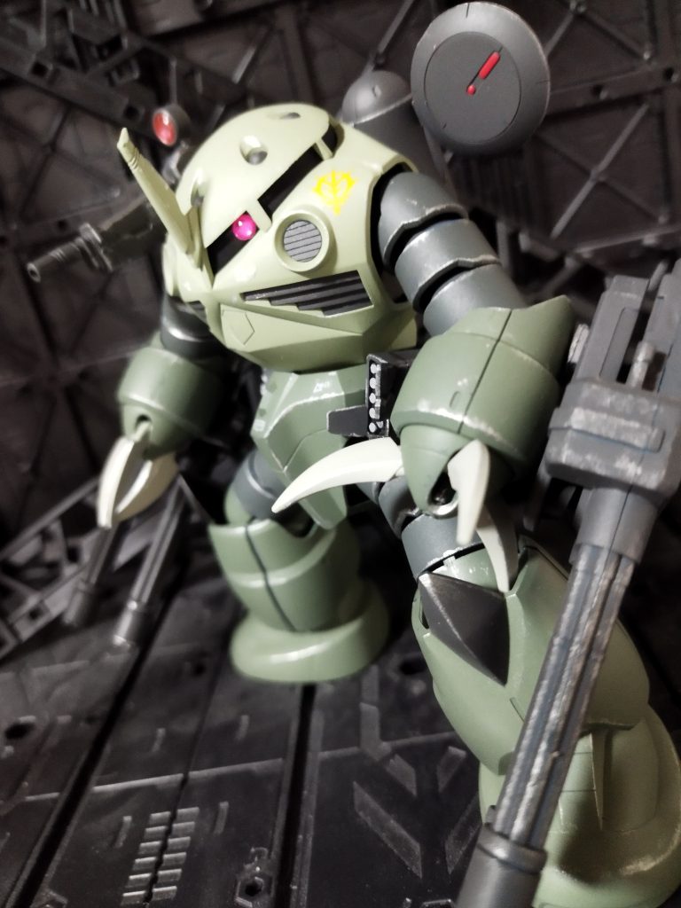 今回初めてドライブラシでウェザリングをやってみました。無茶苦茶面白かったです。陸戦兵器に似合いそうですね。