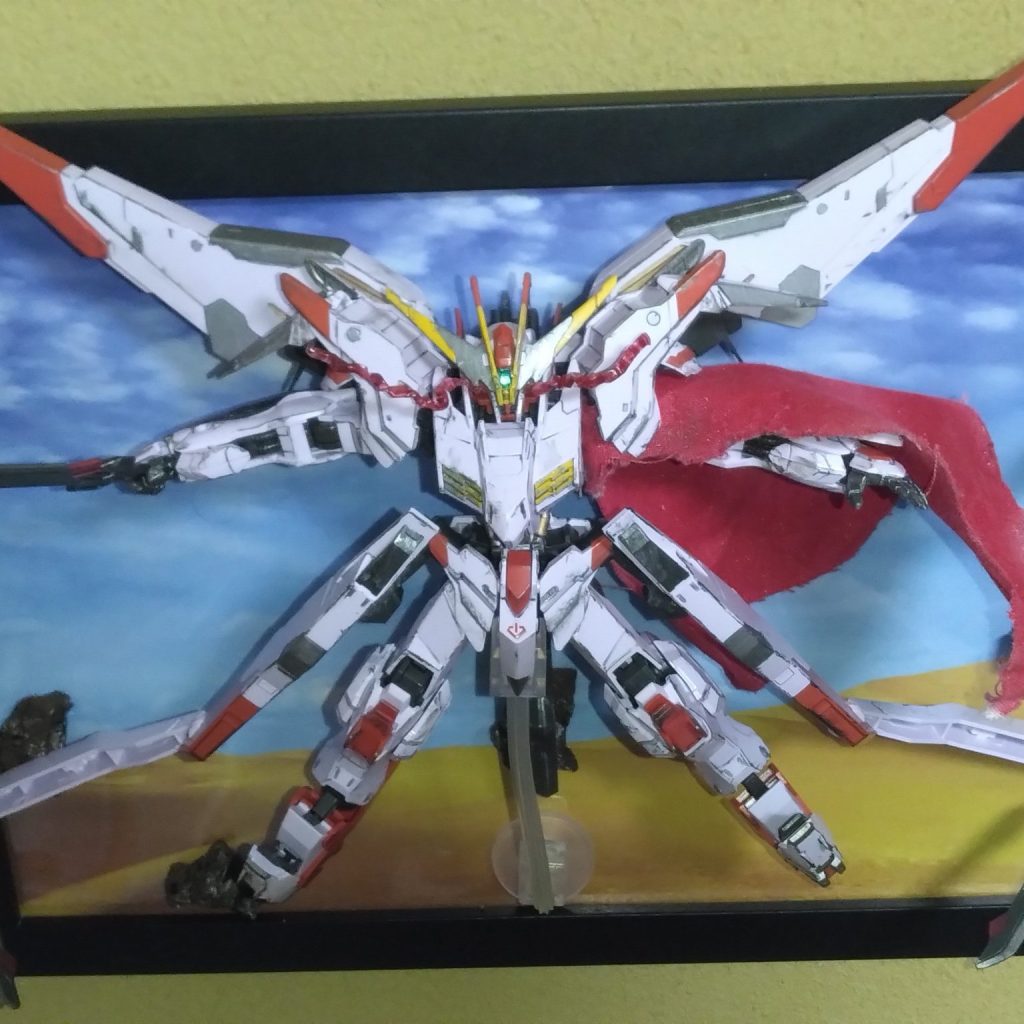 HG　ガンダムマルコシアス壁掛けジオラマ