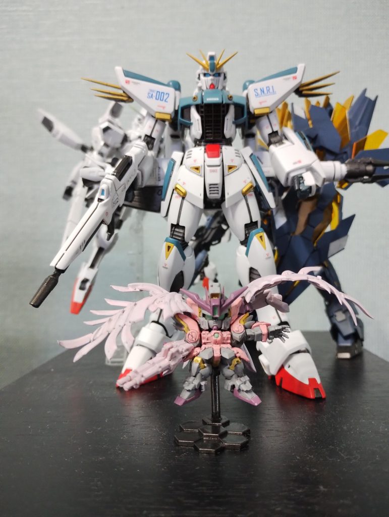 最後に今年作ったの機体たちを従えて…。いい一年でした。