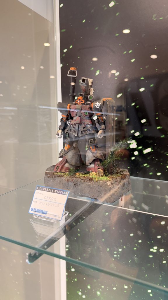 ガンダムベースサテライト京都に展示しています。
