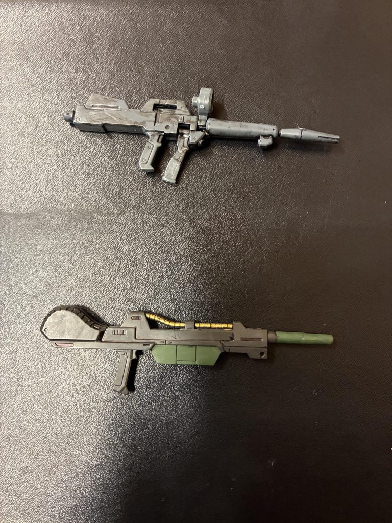 ライフルは試作1号機のモノと百式のものです