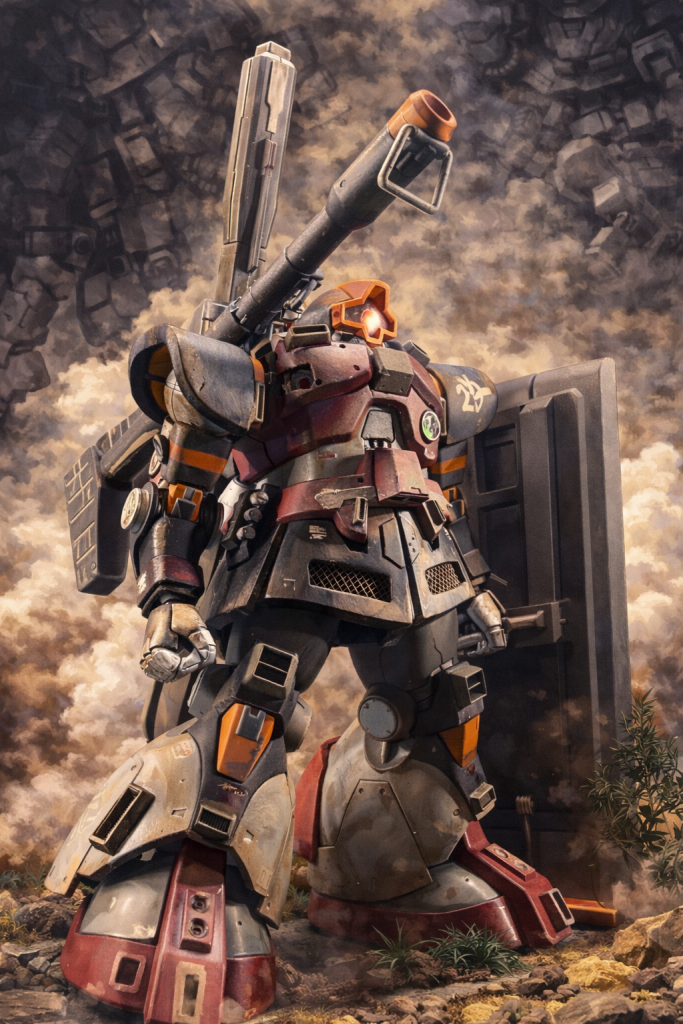 戦闘が終結した時、21バンチは陥落を免れていたが、ドム・レジリエンスは膝をついたまま沈黙していた。後日、医療船で保護されたミリアは、なぜ自分だけが生き残ったのかを問われることになる。その問いに、彼女はこう答えたという。「あの人は私を守ったのではありません。私が生きる未来を、逃げ場のない場所で、すべて引き受けたのです」。残骸となったドムは回収されなかったが、その名だけは、今もこの宙域で静かに語り継がれている――レジリエンス、折れなかった機体として。