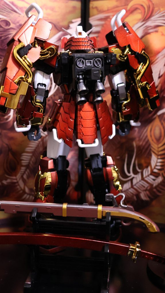 本体色のメタリックレッドは若干グラデーション入れています