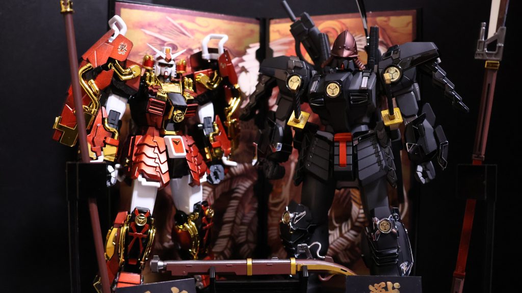 先程投稿した「真武者頑駄無戦国の陣」と揃い踏み