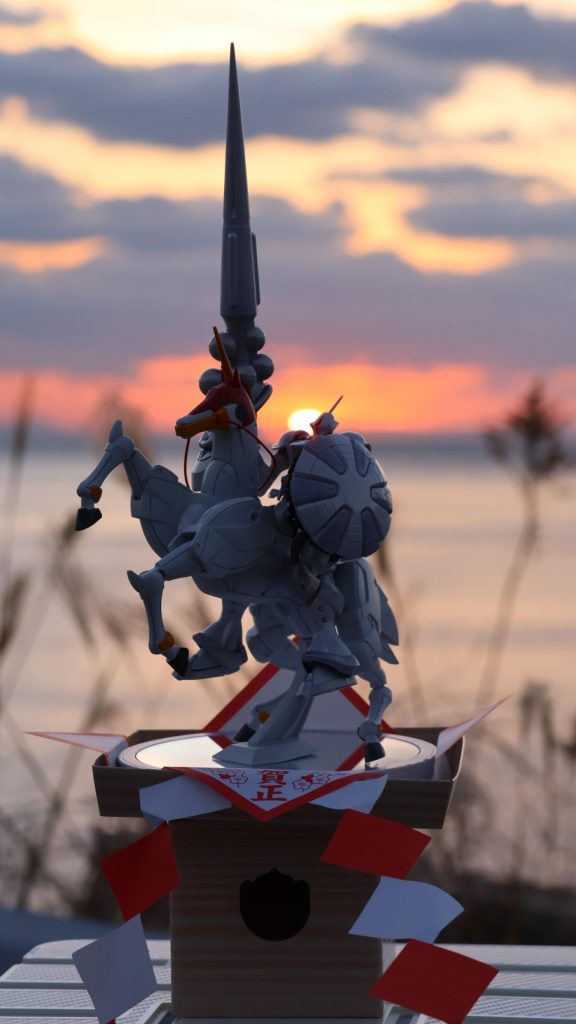 今年は「馬」年なので風雲再起に騎乗したギャン（GQ）です