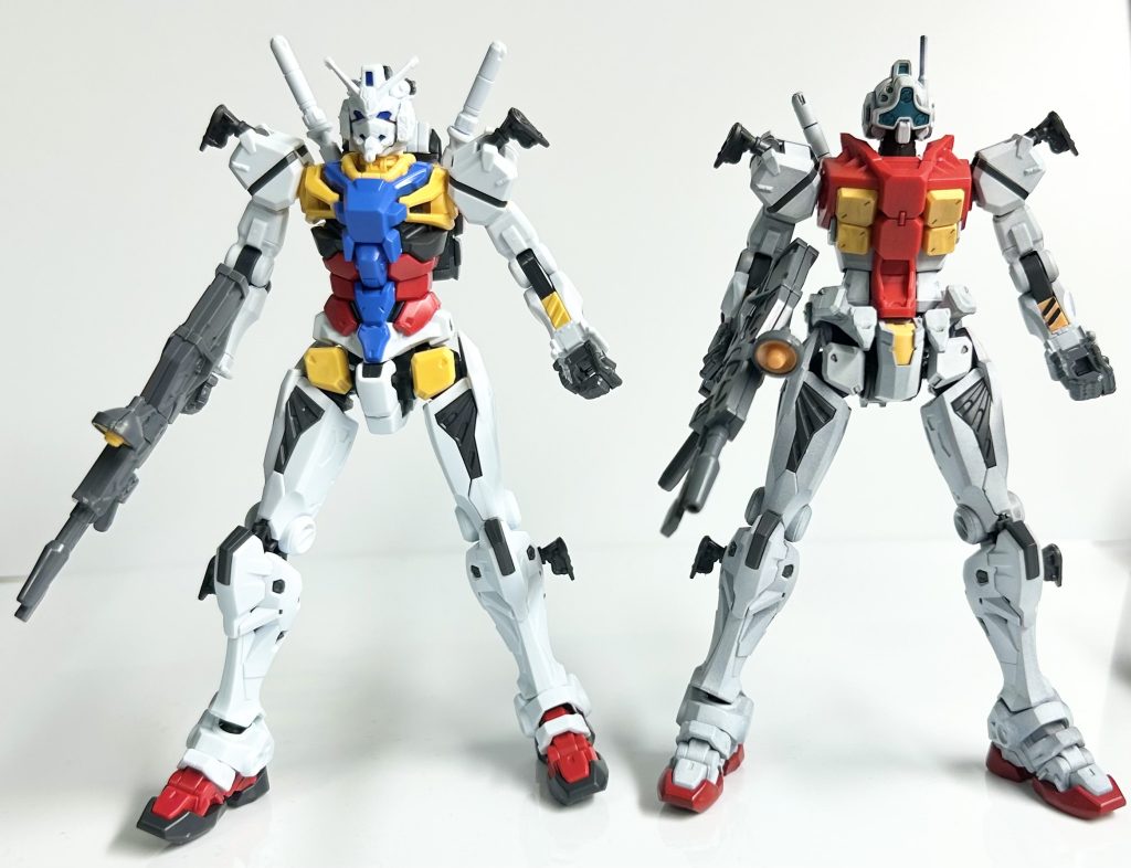 白いガンダムとの比較