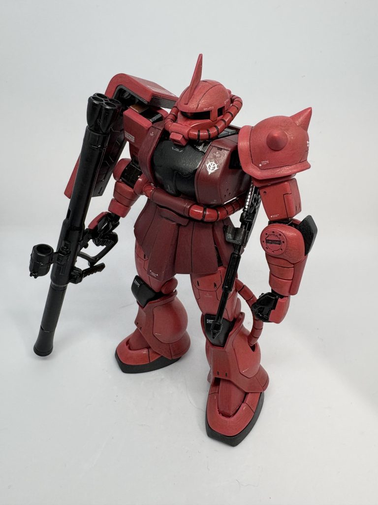 HGUC シャア専用ザクⅡ筆塗り全塗装–2枚目/制作者：アサイ ネズミ